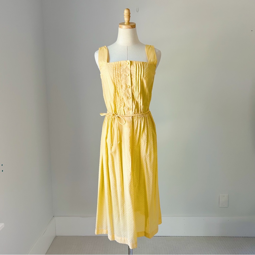 Vintage Swiss Dot Summer Midi Dress